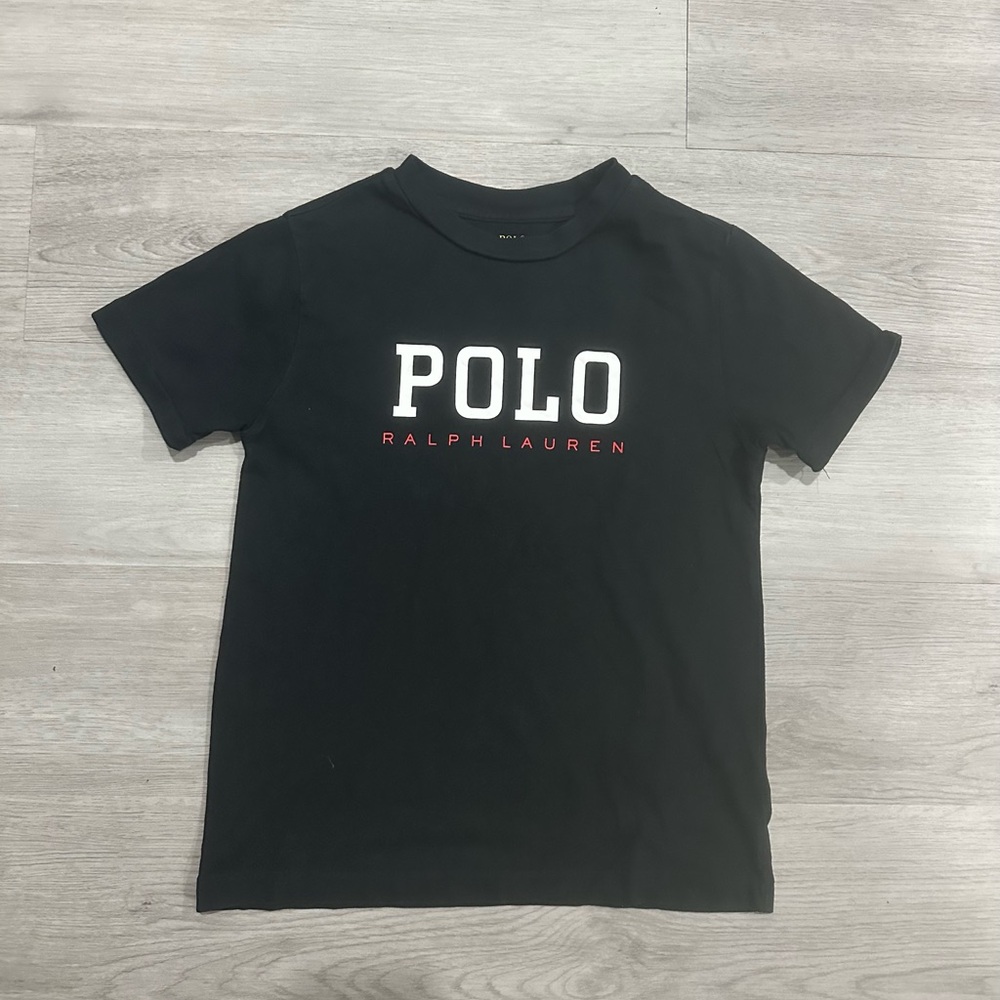 Polo Ralph Lauren Boys Size 7 Black Shirt